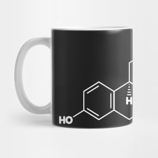 Estradiol (Estrogen) Structural Formula Mug